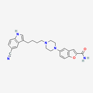 Chemical structure of Vilazodone
