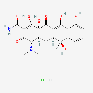 Chemical structure of Tetracycline Hydrochloride