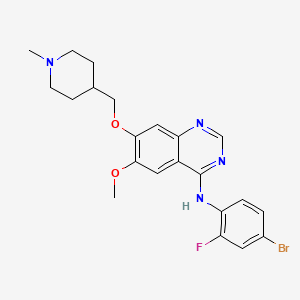 Chemical structure of Vandetanib