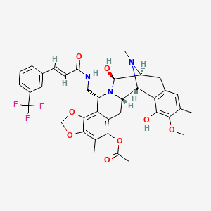 Chemical structure of PM00104