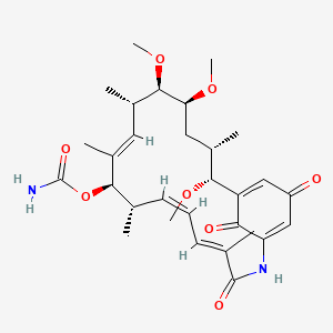 Chemical structure of Macbecin I