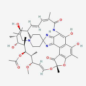 Chemical structure of Rifabutin