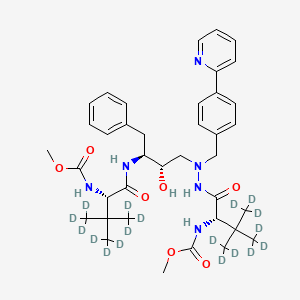 Chemical structure of Atazanavir-d18