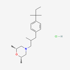 Chemical structure of Amorolfine HCl