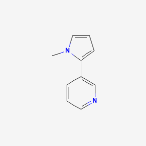 Chemical structure of Nicotyrine