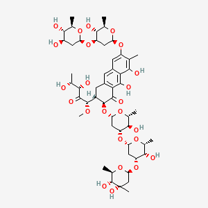 Chemical structure of Mithramycin