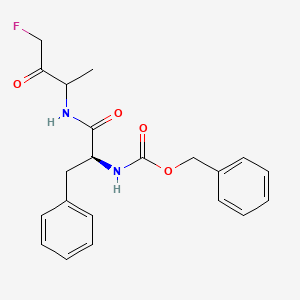 Chemical structure of Z-FA-FMK