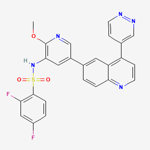 Chemical structure of GSK2126458
