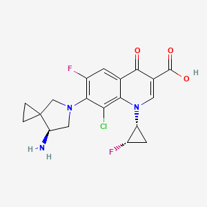 Chemical structure of Sitafloxacin