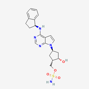 Chemical structure of MLN4924