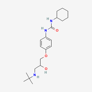 Chemical structure of Talinolol