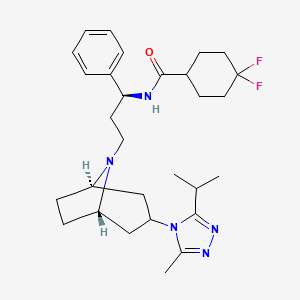 Chemical structure of Maraviroc