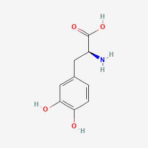 Chemical structure of Levodopa