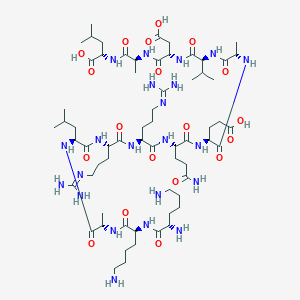 Chemical structure of Autocamtide-2-related inhibitory peptide