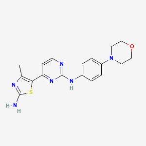 Chemical structure of CYC116