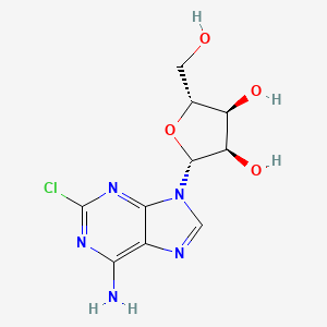 Chemical structure of 2-Chloroadenosine