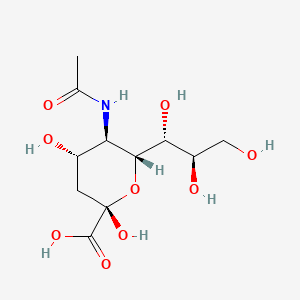 Chemical structure of N-Acetylneuraminic acid