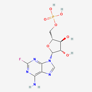 Chemical structure of Fludarabine Phosphate (Fludara)