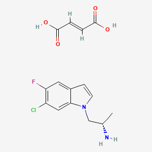 Chemical structure of Ro 60-0175 fumarate