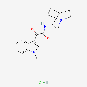 Chemical structure of RS 56812 hydrochloride