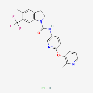 Chemical structure of SB 243213 dihydrochloride