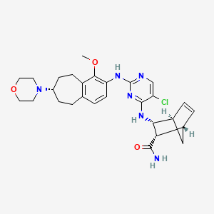 Chemical structure of CEP-28122