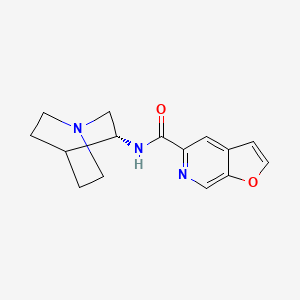 Chemical structure of PHA 543613 hydrochloride