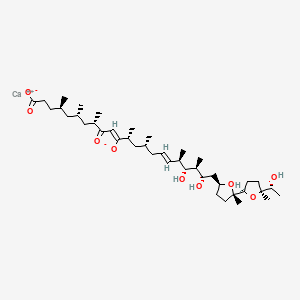 Chemical structure of Ionomycin calcium salt