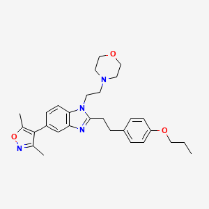 Chemical structure of PF-CBP1