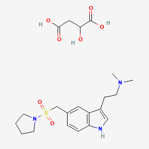Chemical structure of Almotriptan Malate