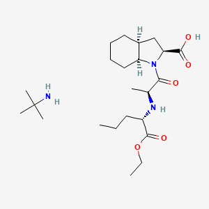 Chemical structure of Perindopril Erbumine