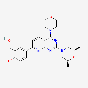 Chemical structure of KU-0063794