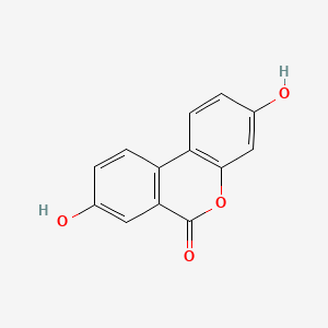 Chemical structure of Urolithin A