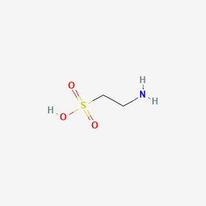 Chemical structure of Taurine