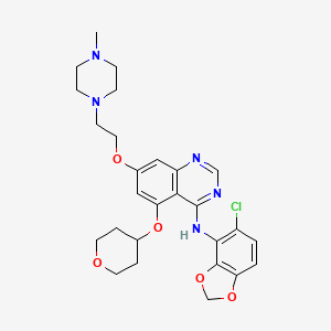 Chemical structure of Saracatinib