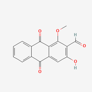 Chemical structure of Damnacanthal