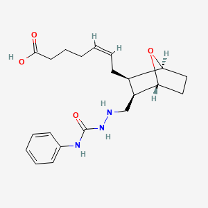 Chemical structure of SQ 29,548