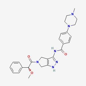 Chemical structure of Danusertib
