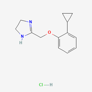 Chemical structure of Cirazoline hydrochloride