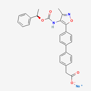 Chemical structure of AM095