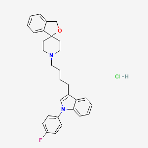 Chemical structure of Siramesine hydrochloride