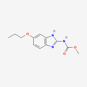 Chemical structure of Oxibendazole