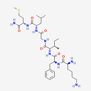 Chemical structure of Eledoisin-Related Peptide