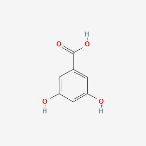Chemical structure of 3,5-DHBA