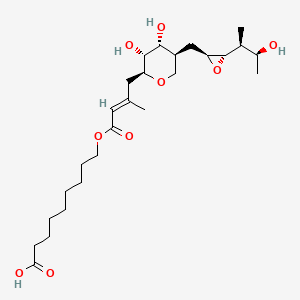 Chemical structure of Mupirocin