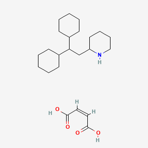 Chemical structure of Perhexiline Maleate