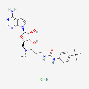 Chemical structure of EPZ004777 HCl