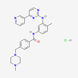 Chemical structure of Imatinib hydrochloride
