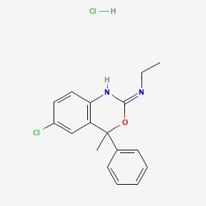 Chemical structure of Etifoxine hydrochloride