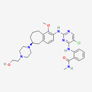 Chemical structure of CEP-37440